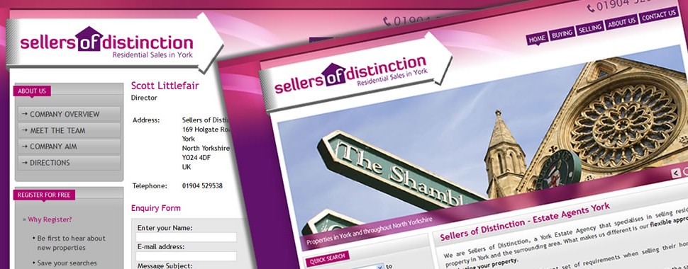 Estate Agents Website Design
